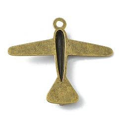 Antique Bronze Tibetan Style Alloy Pendants, Plane, Cadmium Free & Nickel Free & Lead Free, Antique Bronze, 46x52x5mm, Hole: 4mm