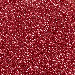 (109) Transparent Tropical Sunset-Lined Crystal Clear TOHO Round Seed Beads, Japanese Seed Beads, (109) Transparent Tropical Sunset-Lined Crystal Clear, 11/0, 2.2mm, Hole: 0.8mm, about 1110pcs/bottle, 10g/bottle