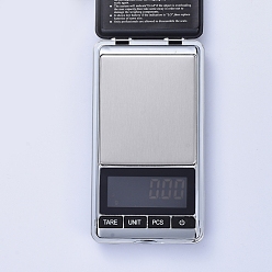 Noir Balance de poche numérique portable, 500 g / 0.01 g mini-échelle gramme et once, échelle de bijoux, sans batterie, noir, 117x63.5x17.5mm
