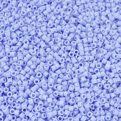 (DB1596) Матовый Непрозрачный Агатовый Синий AB Бусины miyuki delica, цилиндр, японский бисер, 11/0, (дБ 1596) матовый непрозрачный агат синий аб, 1.3x1.6 мм, отверстия: 0.8 мм, около 10000 шт / мешок, 50 г / мешок