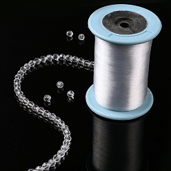 White Fishing Thread Nylon Wire, White, 0.2mm, about 3280.83 yards(3000m)/roll