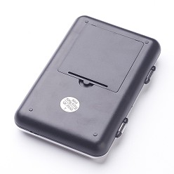 Black Portable Digital Scale, Pocket Scale, Value: 0.01g~600g, Black, 130x80x21mm