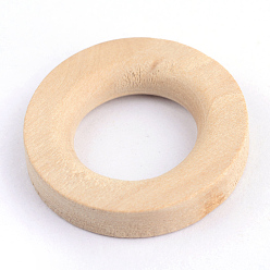 Navajo White Unfinished Wood Linking Rings, Natural Wooden Ring, Ring, Navajo White, 20x4mm