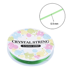 Mixed Color Elastic Crystal Thread, Jewelry Beading Cords, For Stretch Bracelet Making, Mixed Color, 0.5mm, about 21.87 yards(20m)/roll