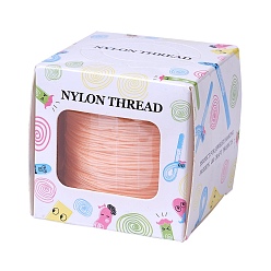 Wheat Nylon Thread, Wheat, 0.8mm, about 98.43yards/roll(90m/roll)
