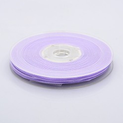 Lilac Polyester Velvet Ribbon for Gift Packing and Festival Decoration, Lilac, 1/8 inch(4mm), about 100yards/roll(91.44m/roll)
