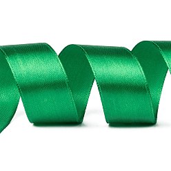 Зеленый лайм Однотонная атласная лента, для поделок из луков, подарки вечеринка свадебное украшение, зеленый лайм, 1 дюйм (25~26 мм), о 100yards / рулон (91.44 м / рулон)