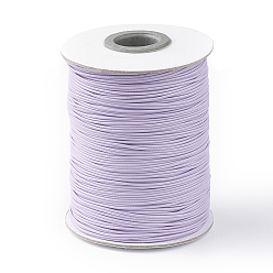 Lilac Korean Waxed Polyester Cord, Lilac, 1mm, about 85yards/roll