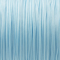 Pale Turquoise Nylon Thread, Pale Turquoise, 0.8mm, about 98.43yards/roll(90m/roll)
