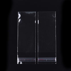 Прозрачный OPP мешки целлофана, прямоугольные, прозрачные, 11.8x4 см, односторонняя толщина: 0.035 мм, внутренняя мера: 9.1x4 см