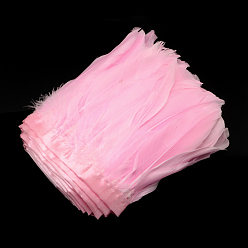 Pink Fashion Goose Feather Cloth Strand Costume Accessories, Pink, 100~180x38~62mm, about 2m/bag