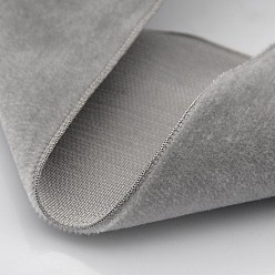 Dark Gray Polyester Velvet Ribbon for Gift Packing and Festival Decoration, Dark Gray, 5/8 inch(15mm), about 25yards/roll(22.86m/roll)