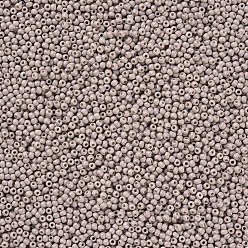 Misty Rose 11/0 Grade A Round Glass Seed Beads, Baking Paint, Misty Rose, 2.3x1.5mm, Hole: 1mm, about 48500pcs/pound
