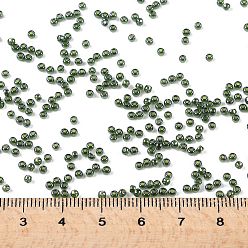(119) Transparent Luster Olivine Toho perles de rocaille rondes, perles de rocaille japonais, (119) lustre transparent olivine, 11/0, 2.2mm, Trou: 0.8mm, environ5555 pcs / 50 g