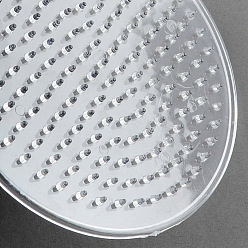 Прозрачный Abc, используемые для 5x5 mm diy плавких вставок, плоско-круглые, прозрачные, 87x5 мм