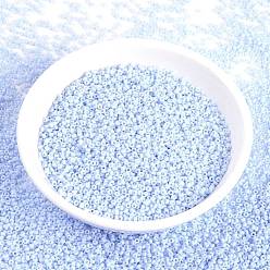 (RR3329) Opaque Light Steel Blue MIYUKI Round Rocailles Beads, Japanese Seed Beads, 15/0, (RR3329) Opaque Light Steel Blue, 15/0, 1.5mm, Hole: 0.7mm, about 27777pcs/50g