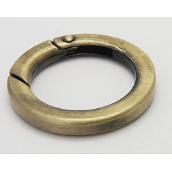 Античная Бронза Легкосплавные пружинные кольца, уплотнительные кольца, античная бронза, 35x5 мм, Внутренний диаметр: 25 мм