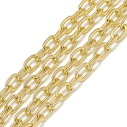 Золотистый Алюминиевые кабельные сети, несварные, Плоско-овальные, золотые, 9x5.7x1.6 мм