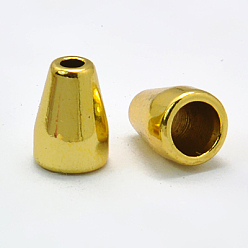 Antique Golden Tibetan Style Alloy Bead Cone, Cadmium Free & Lead Free, Antique Golden, 11x8mm, Hole: 2.5mm