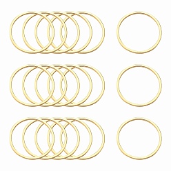 Golden 304 Stainless Steel Linking Ring, Ring, Golden, 20x0.8mm