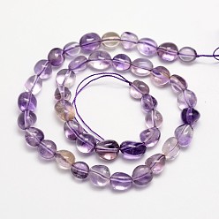 Ametrine Natural Ametrine Bead Strands, Tumbled Stone, Nuggets, 3~14x3~14mm, Hole: 1mm, about 15.35 inch