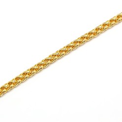 Golden 304 Stainless Steel Wheat Chain Necklace Making, Golden, 19.88 inch(50.5cm), 4mm