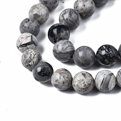 Maifanite Natural Maifanite/Maifan Stone Beads Strands, Round, Dyed, 8~8.5mm, Hole: 1mm, about 47pcs/strand, 15.5 inch