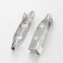 Platinum Iron Brooch Findings, Back Bar Pins, Platinum Color, 20mm long, 5mm wide, 5mm thick