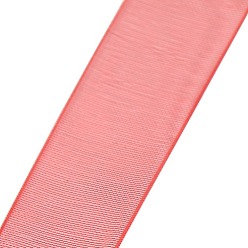 Red Polyester Organza Ribbon, Red, 3/8 inch(9mm), 200yards/roll(182.88m/roll)