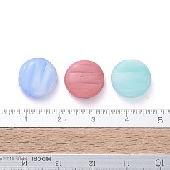 (52) Непрозрачная лаванда Чешские Бусины, непрозрачный, плоско-круглые, разноцветные, 12~12.5x4.5 мм, отверстие : 0.9 мм, о 117 шт. ~ 123 шт. / сумка