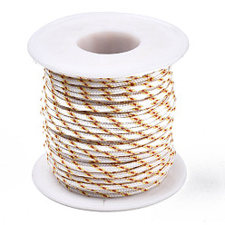 Lin Cordon polyester polyvalent, pour la fabrication de bracelets en corde ou de lacets de bottes, linge, 2mm, environ 21.87 yards (20m)/rouleau