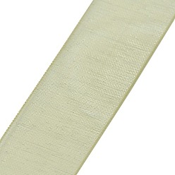 Green Polyester Organza Ribbon, Green, 3/8 inch(9mm), 200yards/roll(182.88m/roll)
