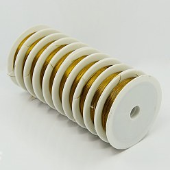 Goldenrod Tiger Tail Wire, Nylon-coated Stainless Steel Wire, Goldenrod, 0.38mm, about 164.04 Feet(50m)/roll