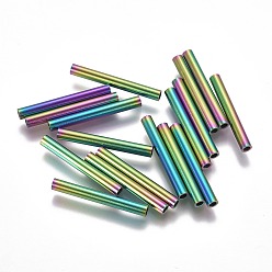 Rainbow Color Ионное покрытие (ip) 304 шарики из нержавеющей стали, Радуга цветов, 25x3 мм, отверстие : 2 мм