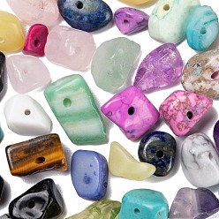 Mixed Stone 270G 18 Style Natural & Synthetic Gemstone and Shell Chip Beads, for Jewellery Making, 15g/style