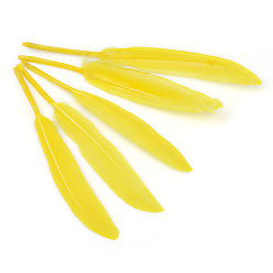 Желтый Аксессуары костюма гуся перо, окрашенные, желтые, 100~175x13~25 мм