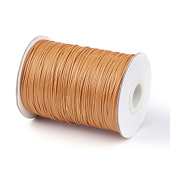 Peru Korean Waxed Polyester Cord, Peru, 1mm, about 85yards/roll