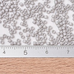 (DB1498) Opaque Clair Fumé Perles miyuki delica, cylindre, perles de rocaille japonais, 11/0, (db 1498) fumée légère opaque, 1.3x1.6mm, trou: 0.8 mm, sur 2000 pcs / bouteille, 10 g / bouteille