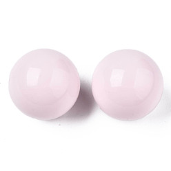 Pink Непрозрачные акриловые бусины, круглые, розовые, 29.5 мм, Отверстие : 3 мм , около 31 шт / 500 г