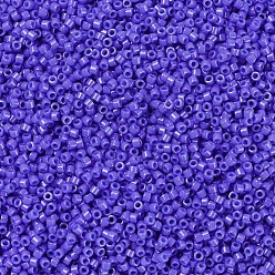 (DB0661) Окрашенный Непрозрачный Ярко-фиолетовый Бусины miyuki delica, цилиндр, японский бисер, 11/0, (дБ 0661) окрашенный непрозрачный ярко-фиолетовый, 1.3x1.6 мм, отверстия: 0.8 мм, около 20000 шт / мешок, 100 г / мешок