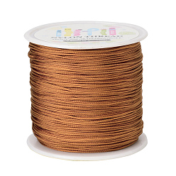 Chocolate Nylon Thread, Chocolate, 0.8mm, about 98.43yards/roll(90m/roll)