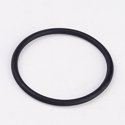 Черный Резиновый браслет, чёрные, внутренний диаметр: 2-3/8 дюйм (6 см)