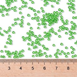 (7) Transparent Peridot TOHO Round Seed Beads, Japanese Seed Beads, (7) Transparent Peridot, 11/0, 2.2mm, Hole: 0.8mm, about 5555pcs/50g