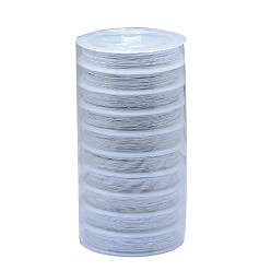 White Tail Wire, Nylon-coated Stainless Steel, White, 0.45mm, about 262.46 Feet(80m)/roll