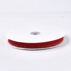 Red Velvet Organza Ribbon, Red, 3/4 inch(18mm), about 20yards/roll(18.29m/roll)