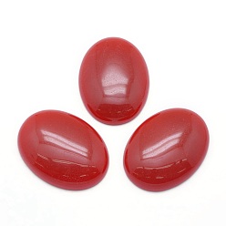 Red Jasper Natural Red Jasper Cabochons, Oval, 40x30x7.5~8mm