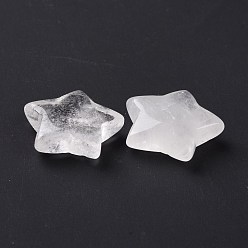 Pierre Mélangete Pierres gemmes naturelles, sans trou, étoiles, 24x25x8mm