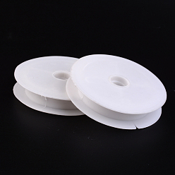Белый Пластиковые пустые катушки для проволоки, нить шпульки, белые, 8.2x1.5 см