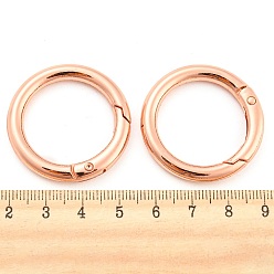 Розовое Золото Легкосплавные пружинные кольца, уплотнительные кольца, розовое золото , 35x5 мм, Внутренний диаметр: 25 мм