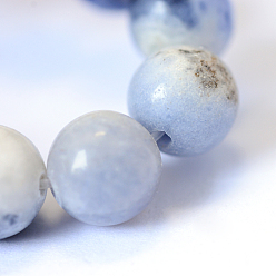 Sodalite Sodalite naturelle rangées de perles rondes, 6~6.5mm, Trou: 1mm, Environ 63 pcs/chapelet, 15.5 pouce